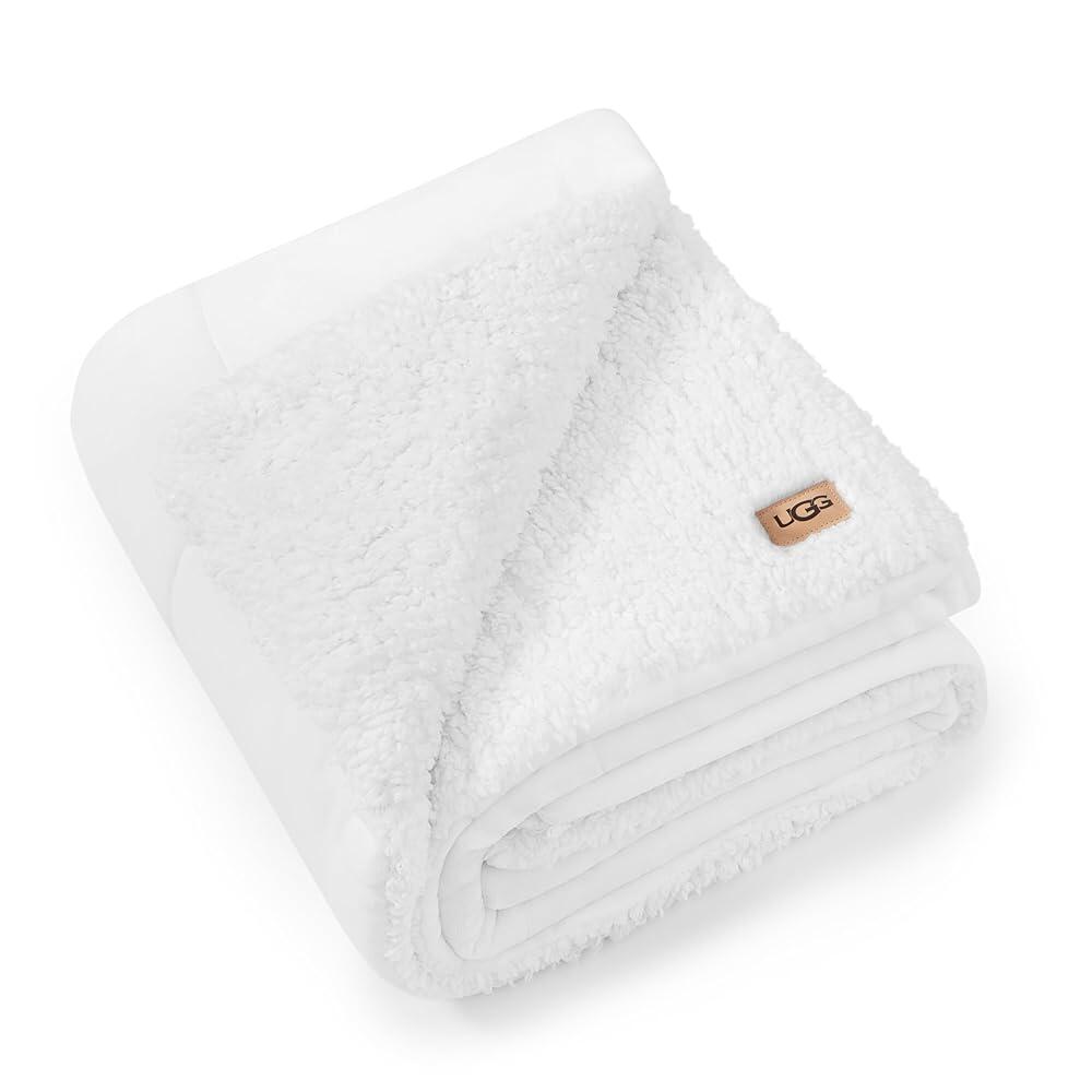 UGG Nita 트윈 XL/트윈 담요 부드럽고 푹신한 담요, 침대용 따뜻하고 부드러운 침구, 소파용 대형 휴일 선물, 세탁기 사용 가능, 152.4cm x 228.6cm60 9 126,500원