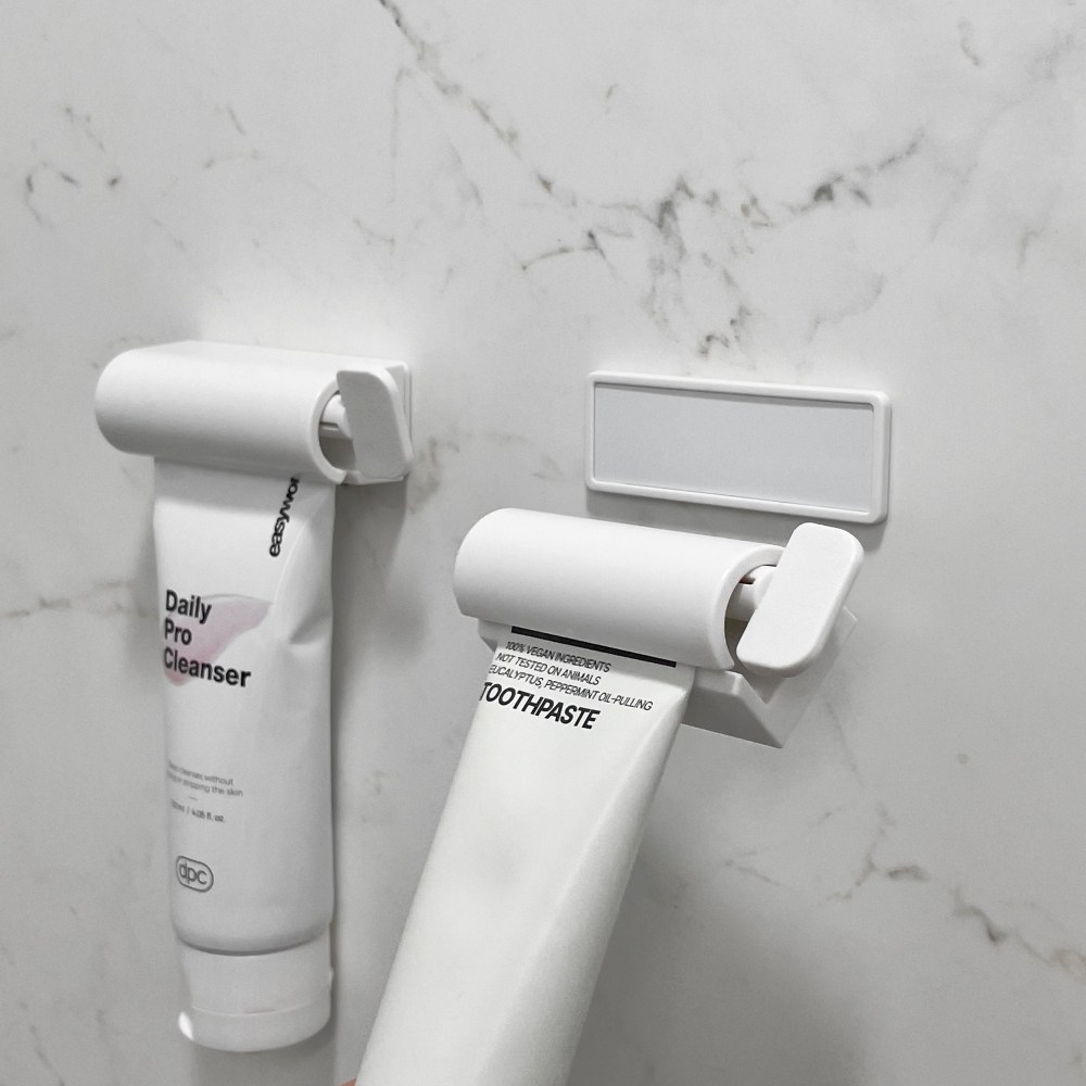 자석 치약 짜개 벽부착 튜브짜개 무타공 튜브링거, 2개, 화이트 8,380원