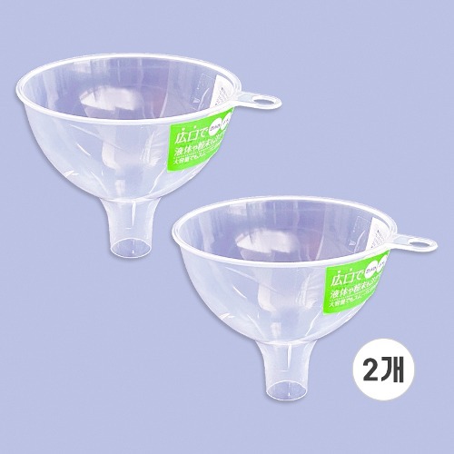 일본 사나다 넓은 입구 다용도 곡물깔때기 D-5938C 투명 깔대기 곡식 소분 6,950원