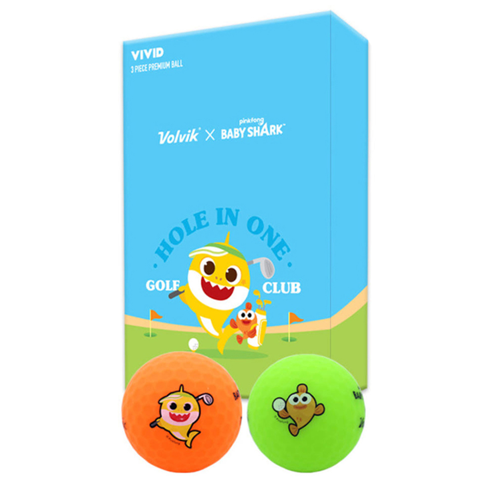 볼빅 골프공 선물세트 비비드 아기상어 한정판 3피스 18,980원
