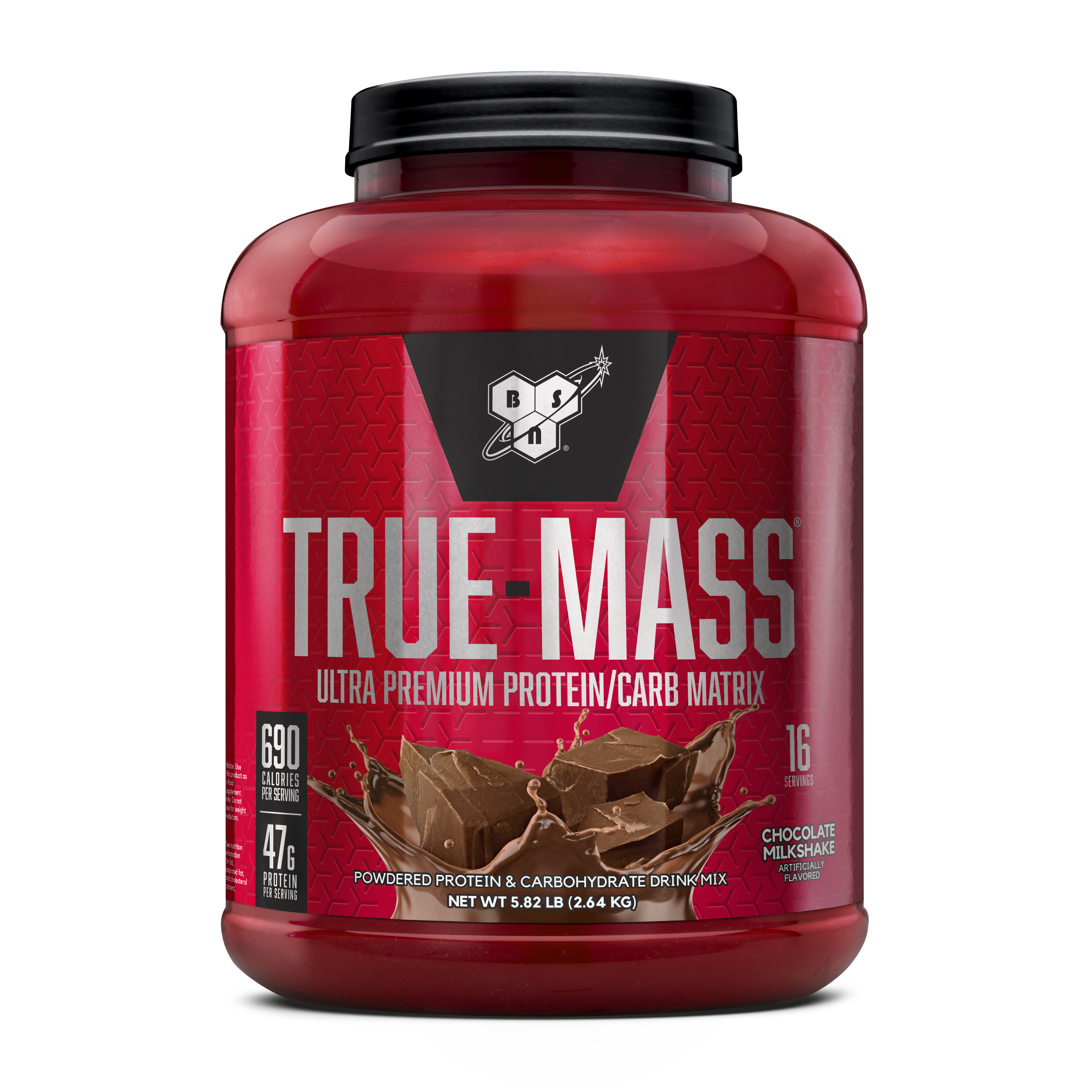 비에스엔 트루-매스 울트라 프리미엄 프로틴 카보하이드레이트 매트릭스 단백질 보충제, 2.64kg, 1개 111,100원