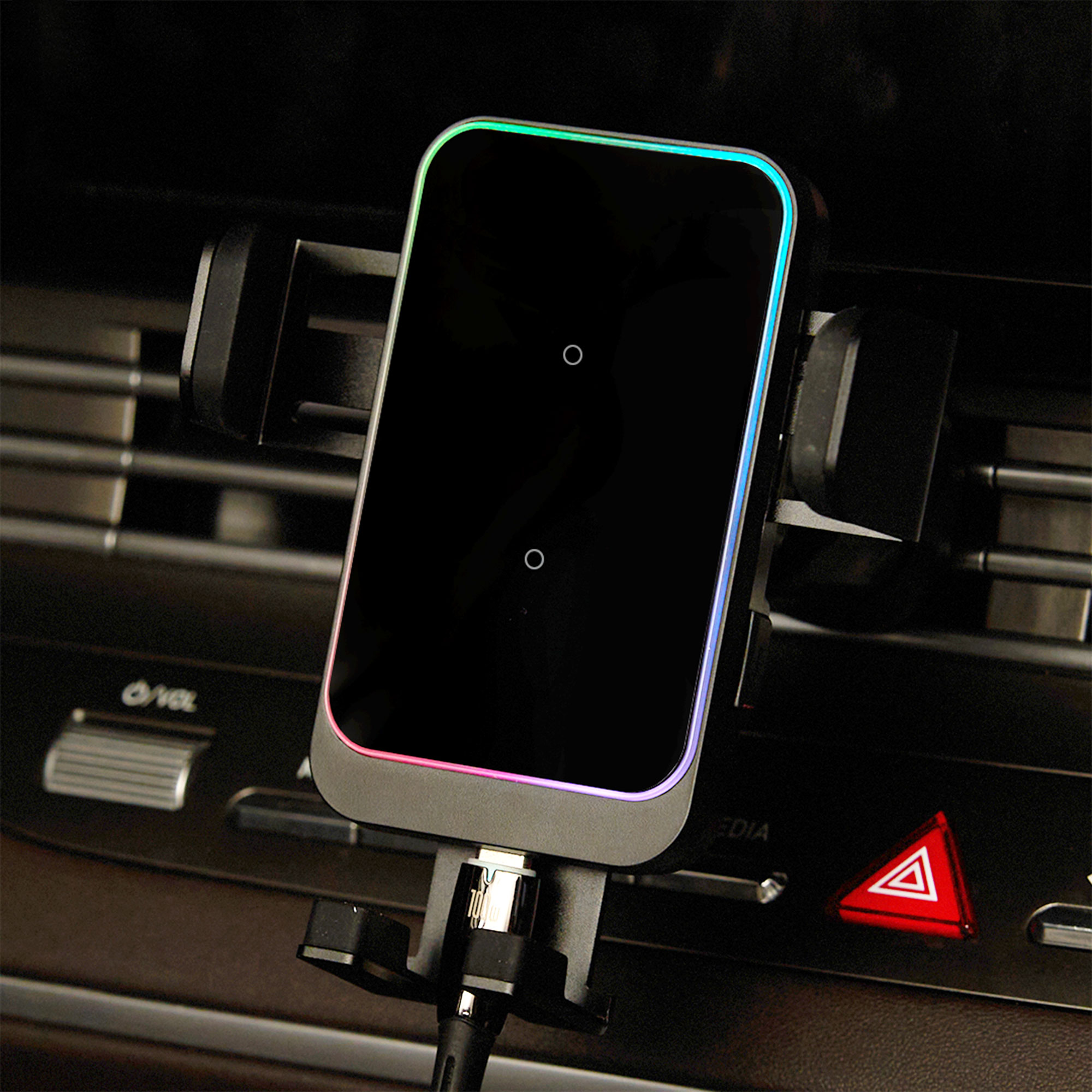 메이튼 차량용 15W 듀얼코일 무선충전 거치대 + C타입 케이블 세트 MT7705 33,810원