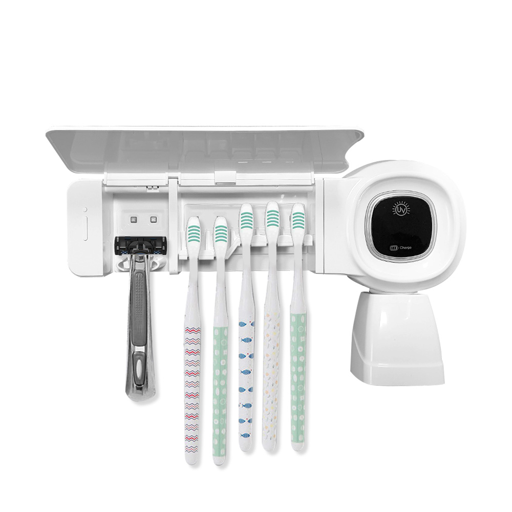 UV-C LED 칩 채용 SMF 무선 칫솔살균기 URJ-50W 살균타이머/자석양치컵/최대25일연속사용 19,880원