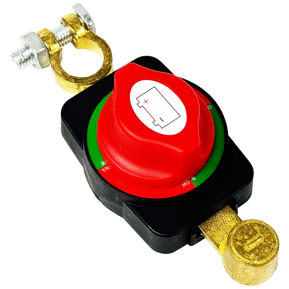 동재질 배터리 전원 차단기 고급 확장형 12-24V 밧데리차단기 자동차 킬스위치 12,500원