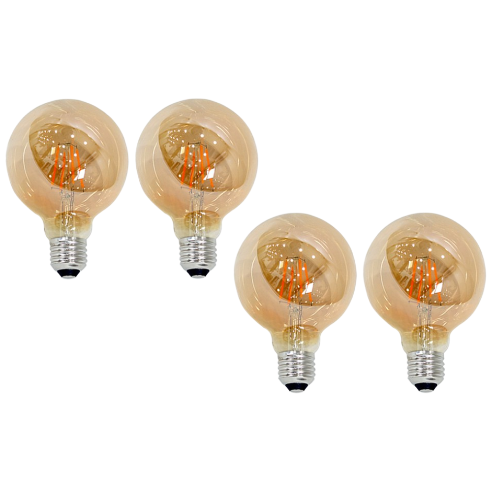 Ledison LED 에디슨전구 G95 4w, 4개, 전구색 13,900원