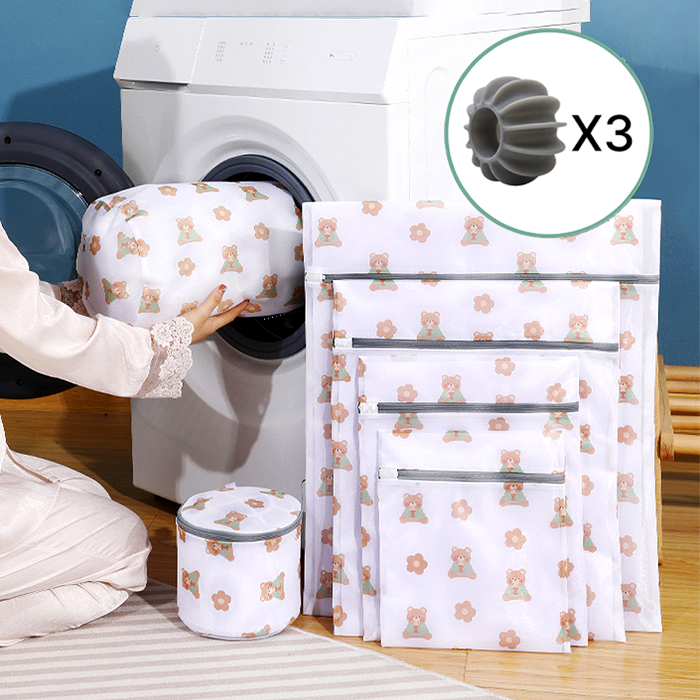 아임코지 메쉬 사각 세탁망 세트 | 대형 세탁볼3p 포함 14,800원