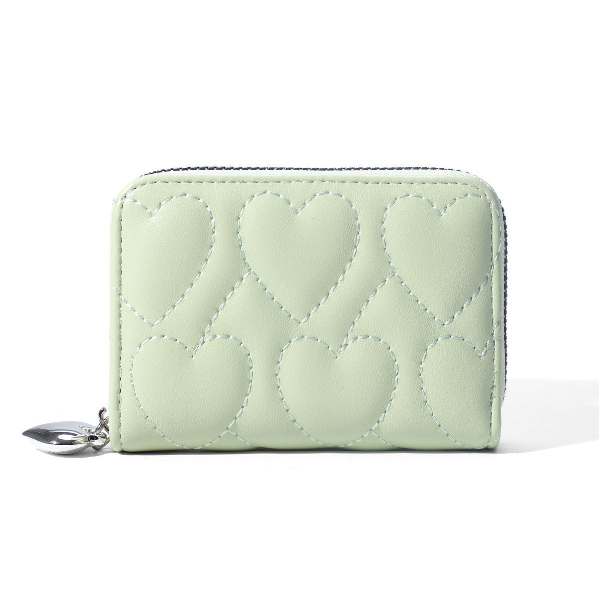 코제 아코디언 카드지갑 소가죽 하트 엠보싱 반지갑 15,700원