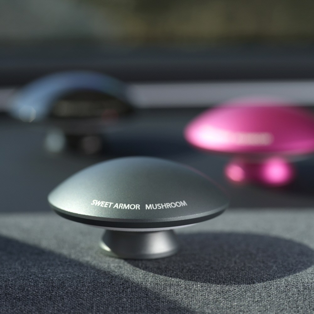 스윗아머 머쉬룸 메탈그레이 송풍구형 프리미엄차량용방향제, 메탈그레이 보스코, 1개 29,700원