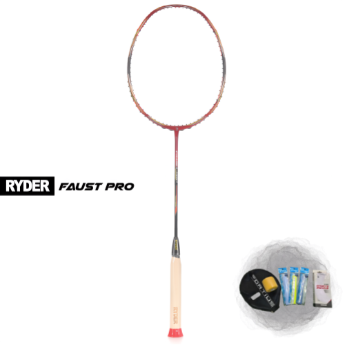 라이더 배드민턴 RYDER FAUST PRO 라켓 동호인, 선수용, 반보상 가능, 1개, 4U 240,000원
