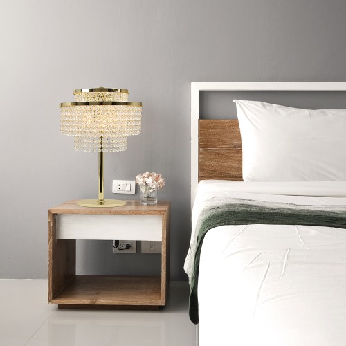 쉐르빌3등단스탠드 침실스탠드 크리스탈스탠드 전구별도 259,000원