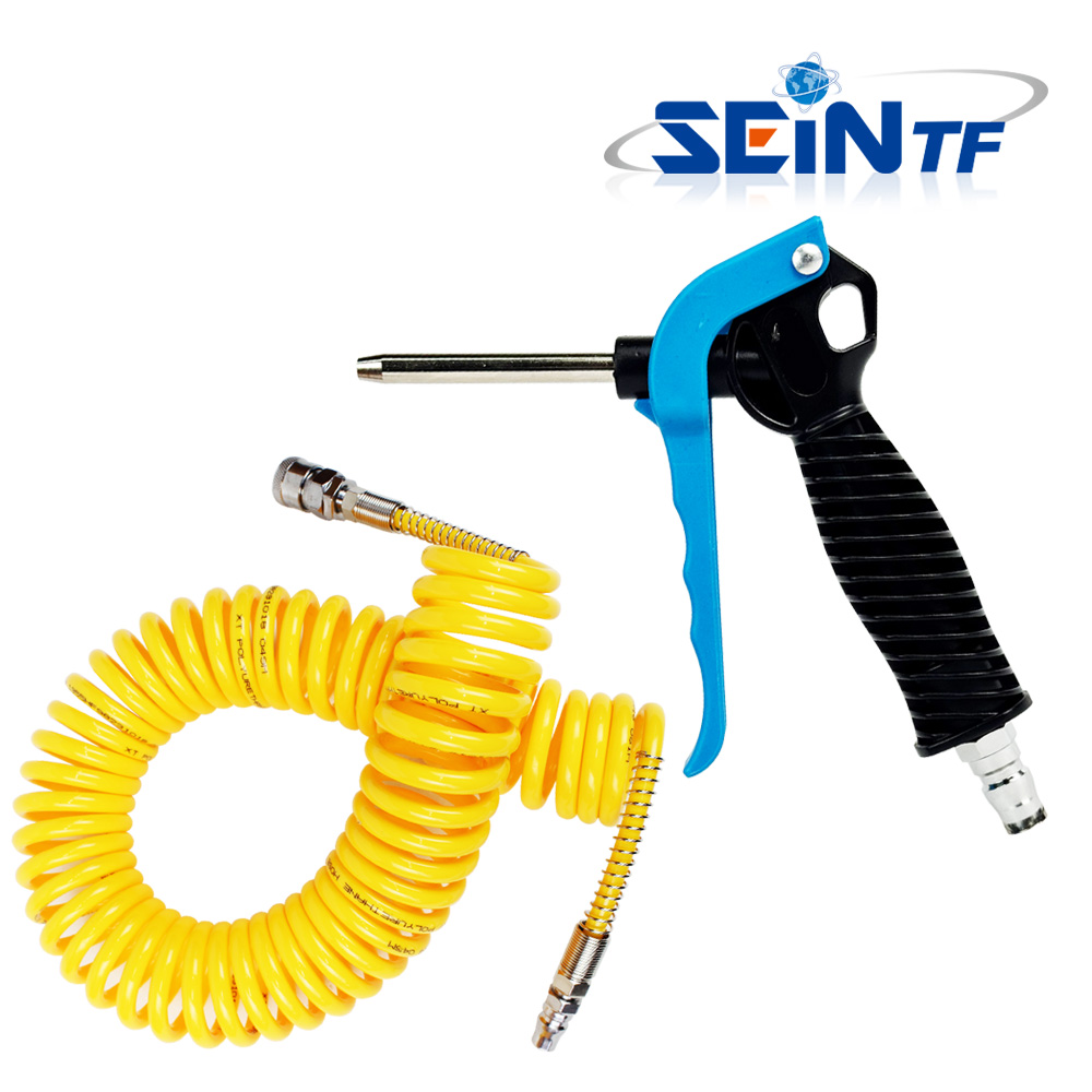 세인티에프 콤프레샤 에어건 블루 코일 에어 호스 세트 컴프레셔 11,000원