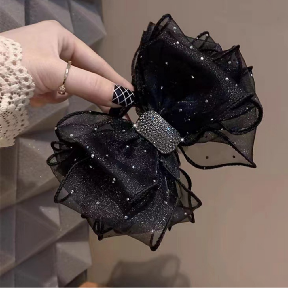 SUNSHINE 왕리본 올림머리 헤어 집게핀 9,900원