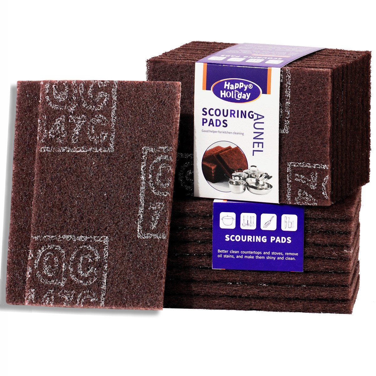 아유넬 탄냄비 찌든때 수세미, 1세트, 10개입 9,900원