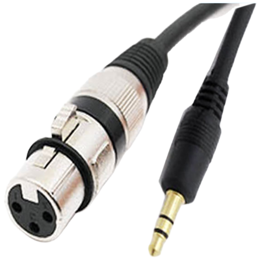 캐논 XLR(암) - 스테레오3.5(수) 마이크 케이블 XLR to 3.5 캐논 암-스테레오3.5 수 마이크 변환 케이블 9,800원