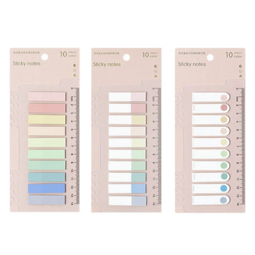 더깔끔 하이라이트 점착 메모지 플래그 인덱스 간편자 파스텔 세트 5,000원