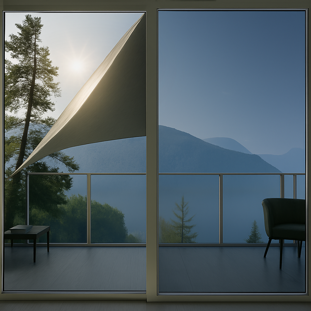 머스트킵 주간 사생활보호 무점착 단열 창문 필름, 블랙, 현재가 13,900원