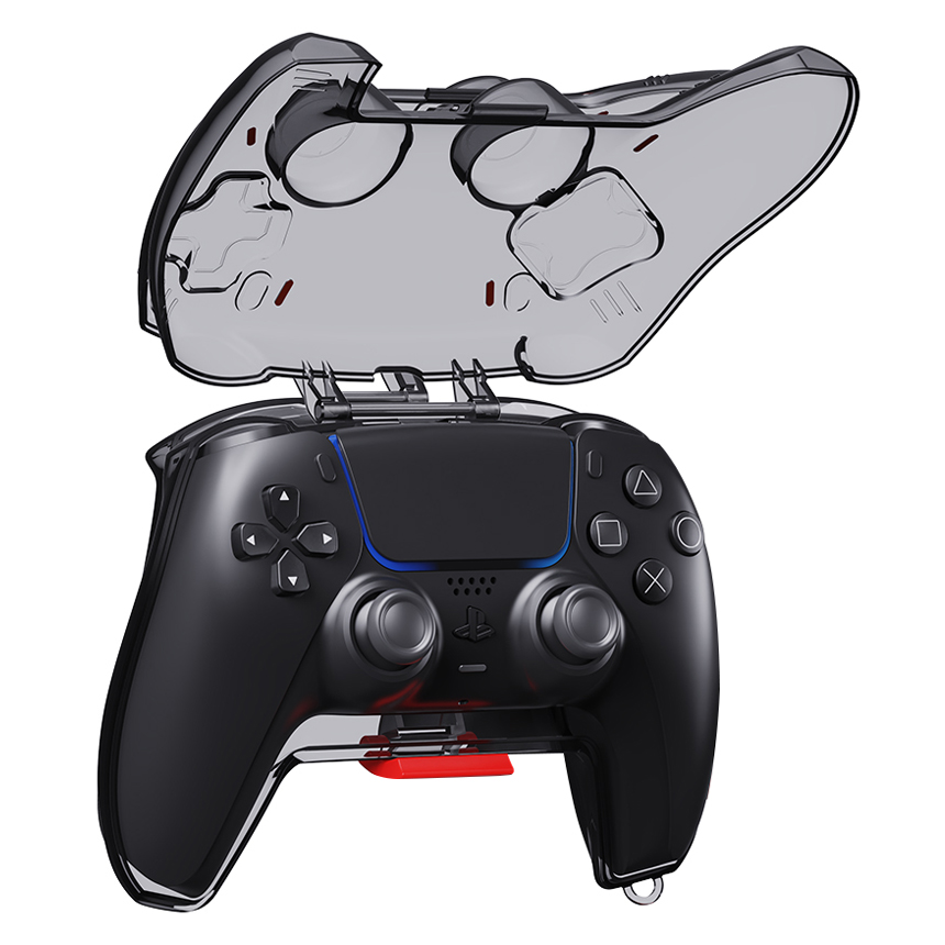 칸탐 PS5 듀얼센스 컨트롤러 보관 케이스, 투명블랙, 1개, 단일상품 12,300원