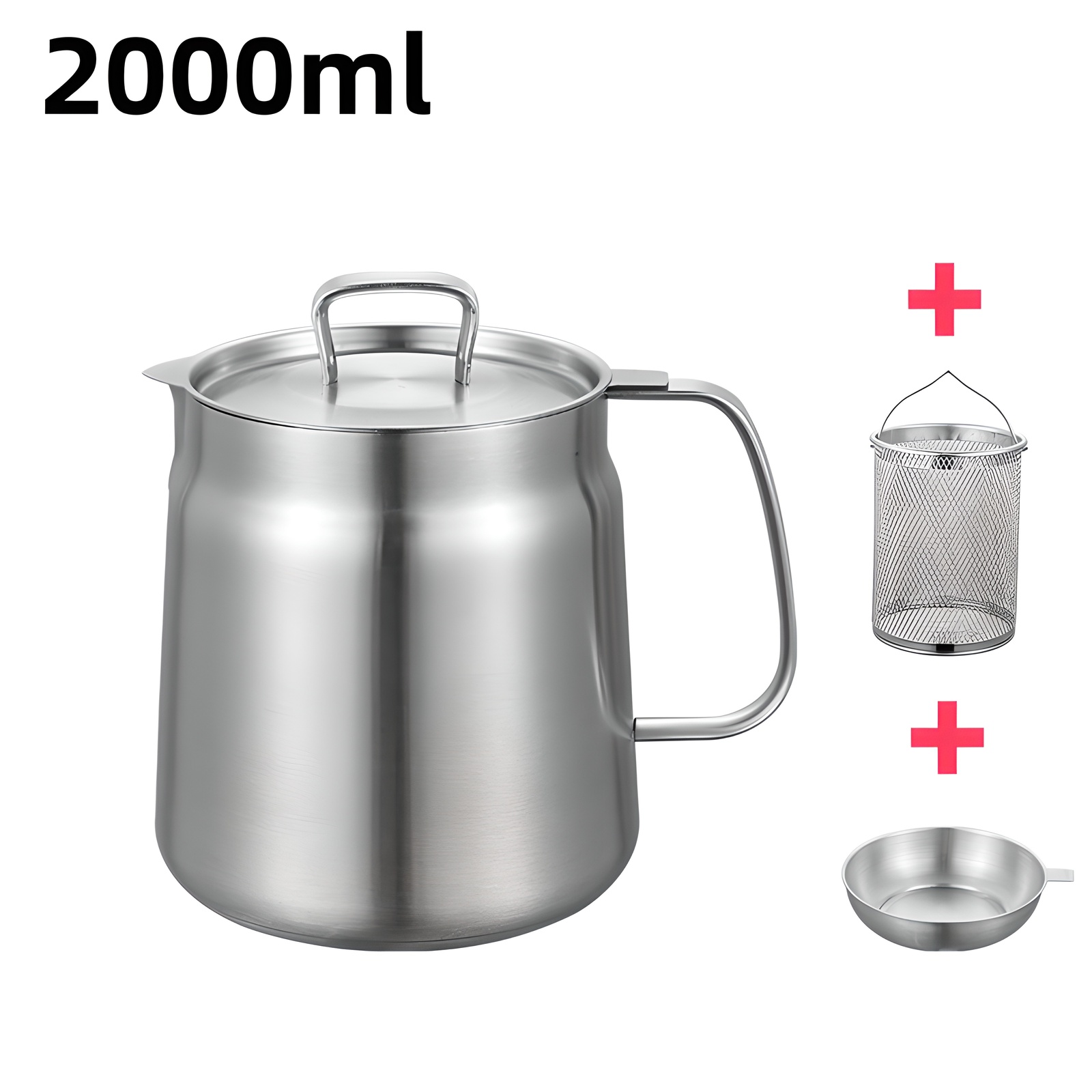 업그레이드 스텐 케틀팟+필터+바스켓 세트 다용도 인덕션 올스텐 케틀팟 튀김망 필터망 세트 18,350원