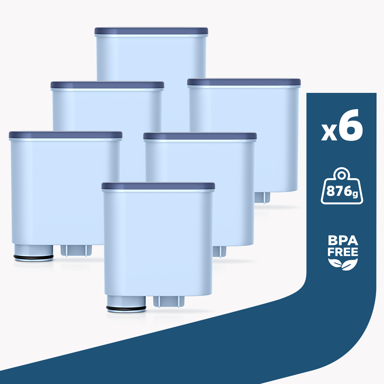 필립스 PHILIPS 와 호환 가능 라떼고/에스프레소머신 전용 아쿠아클린 필터 CA6903/10 CA6903/22, 4개입 / 6개입 ,스케일 방지, 천연 스케일 제거 21,900원