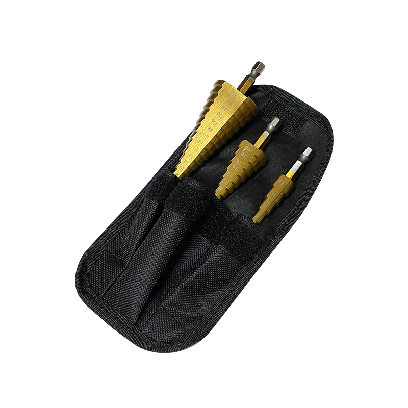 스텝드릴 3종세트 4-32mm 육각 비트 티타늄코팅 홀쏘 천공날 기리 목공 드릴척 공구 임팩, 1개 9,900원