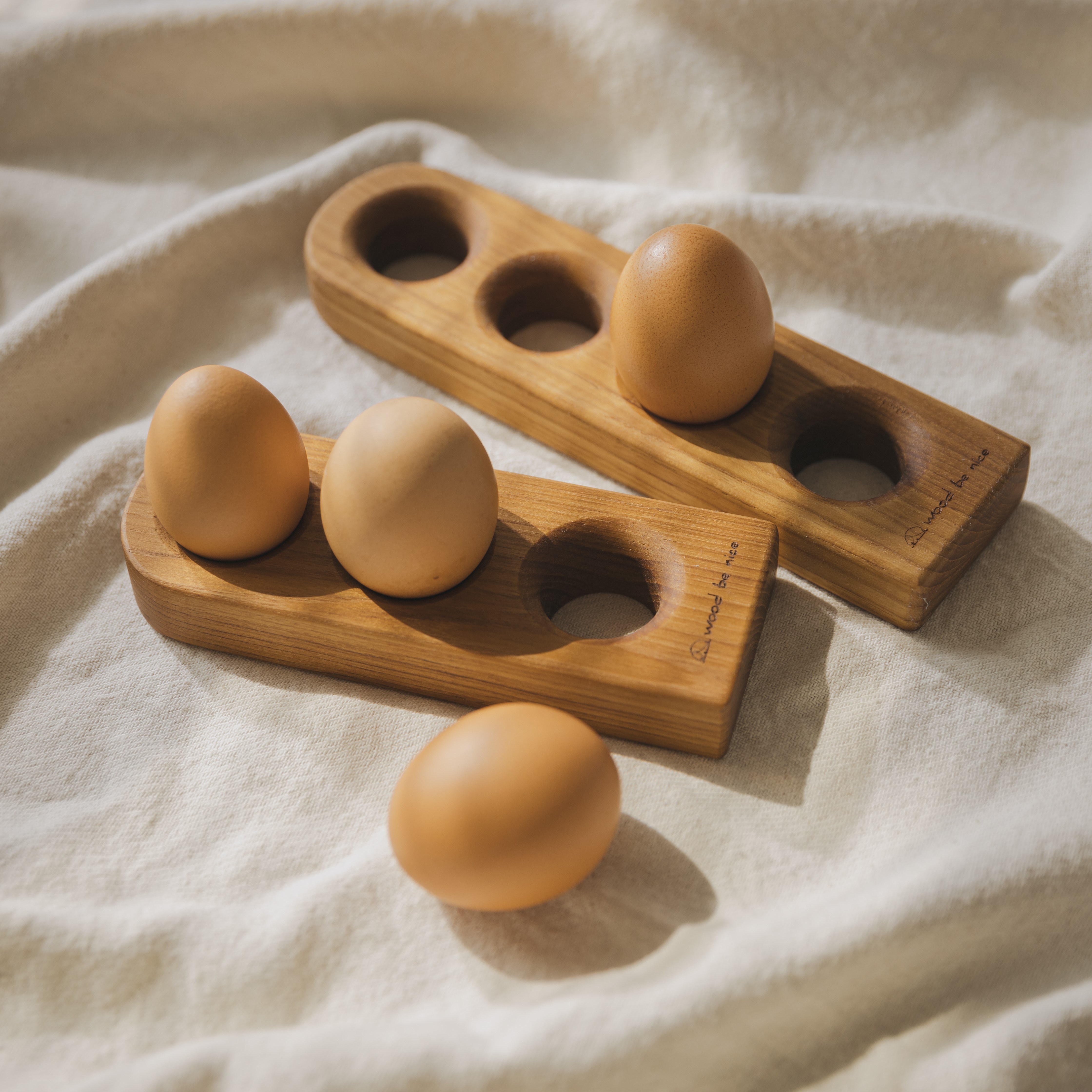 국내제작 원목 에그트레이 3종 택1(3구,4구,손잡이), 1개, 티크 14,900원