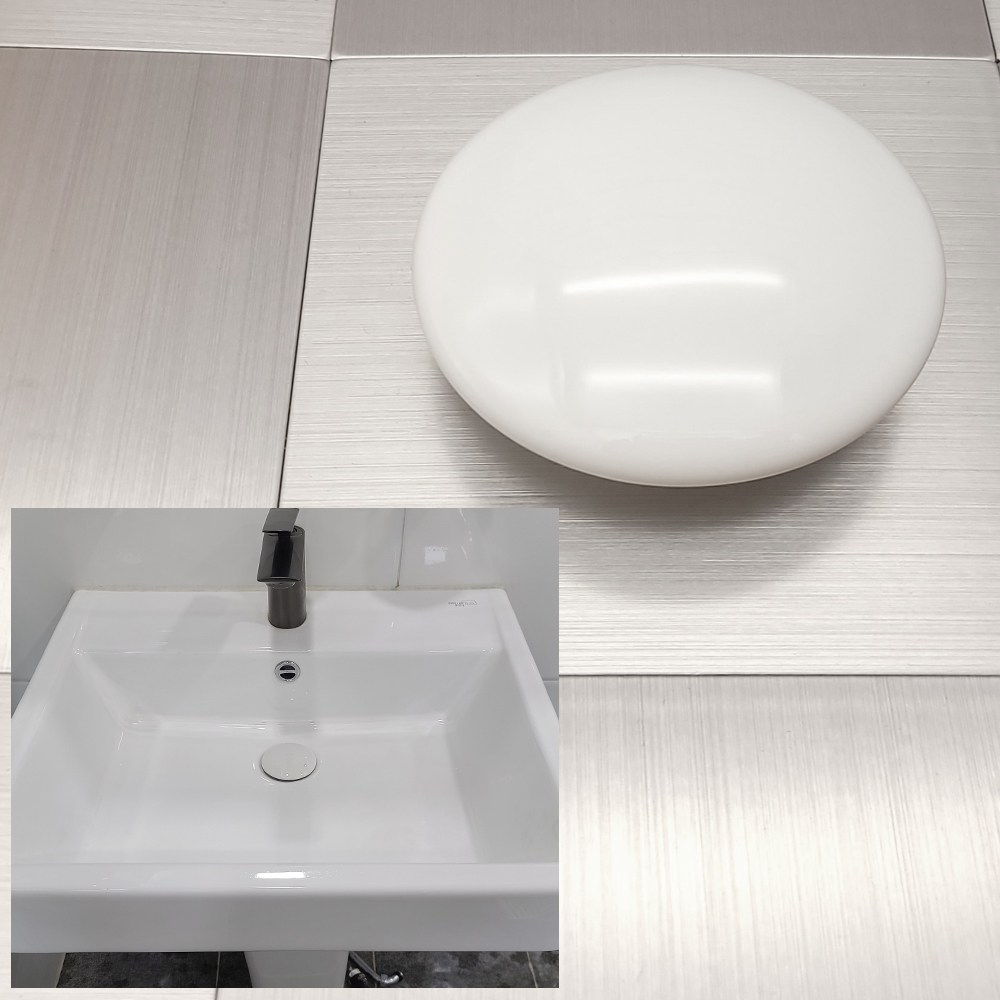 시에스메탈 세라믹 화이트 물마개 헤드 세면대 폽업 마개 세면기 팝업 부속 부속품 3,600원