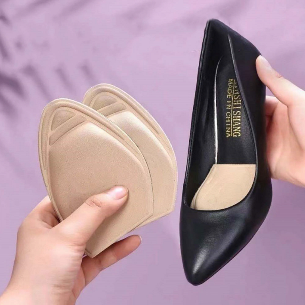 솔플레이스 신발 클때 여성 구두 스니커즈 로퍼 하이힐 앞꿈치 큰신발 사이즈 줄이기 축소 조절 조정 앞발바닥 쿠션 패드 깔개 패치 키트 블랙 베이지 9,900원