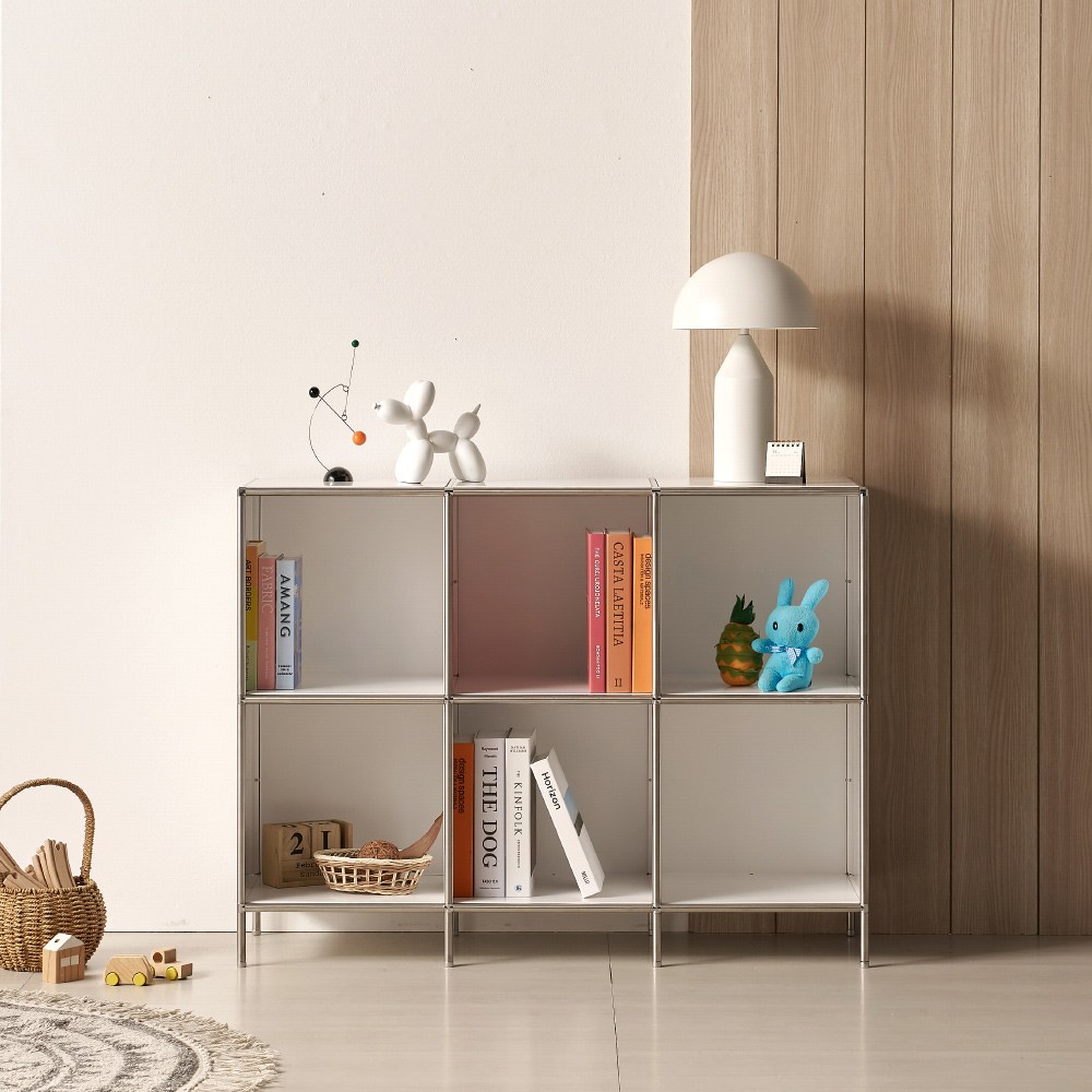 미드센츄리 모듈가구 수납선반 2단 책장 다용도실 교구장 321,900원