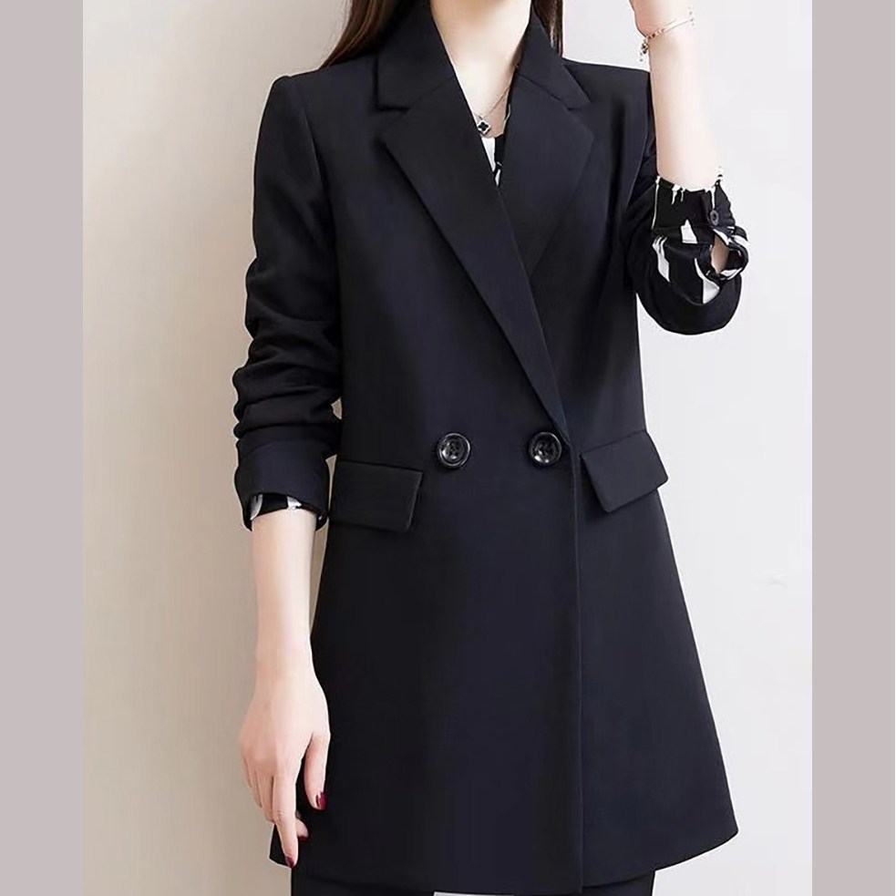 AOKADA 여성 정장 상의 트렌치 코트 롱 자켓 슬림핏 봄 가을 블레이져 아웃터 25,500원