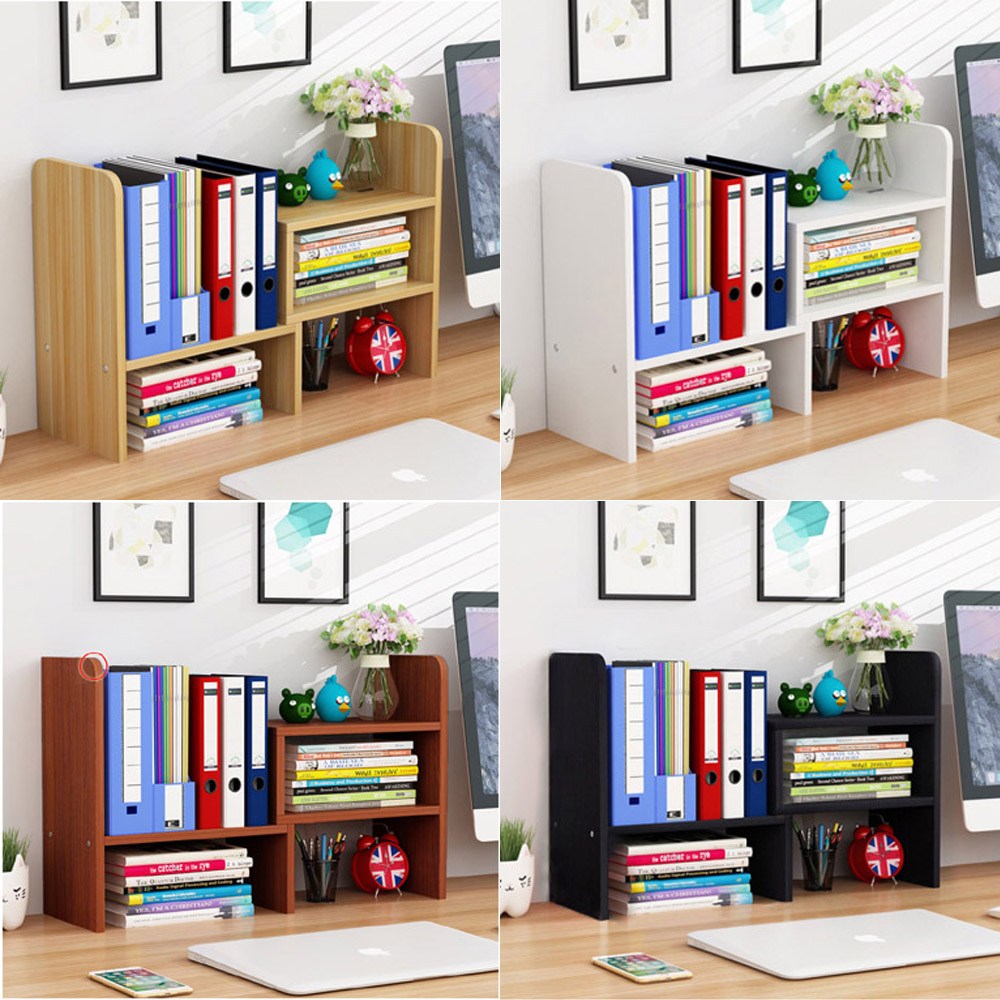 너비조절 책상책꽂이 데스크책장 책상선반 코너책꽂이 미니책장 책상정리대 13,200원