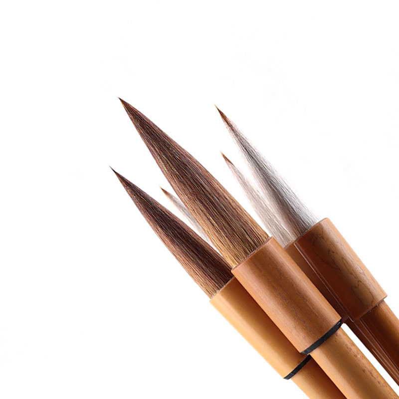 문항명필 캘리그라피 서예 동양화 사이즈별 족제비모 양모 수제 붓, 1개, 5호 13,900원