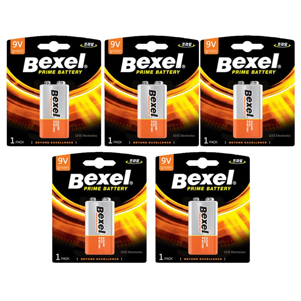 벡셀 알카라인 9볼트 건전지 (9V / 6LF22) 10,310원
