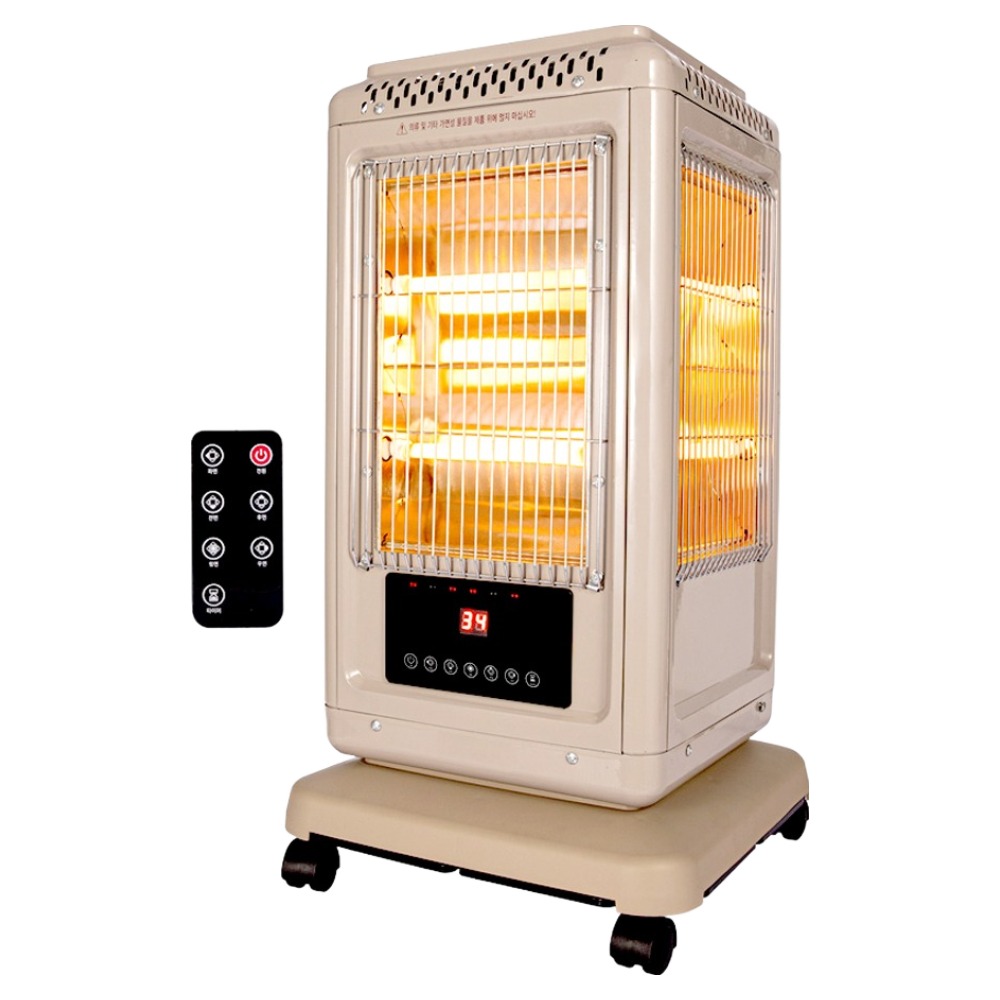 길텐 절전형 리모컨형 디지털 타이머 대형 오방난로, 혼합색상, GTH-R5W046M 81,950원