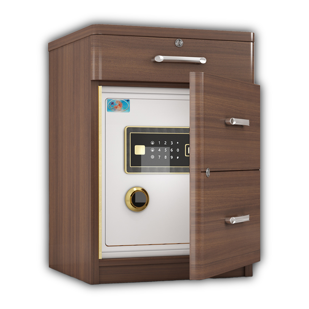 파크브릭 클래식 가정용금고 지문인식 패드 도난방지 귀중품보관함, 월넛 310,800원
