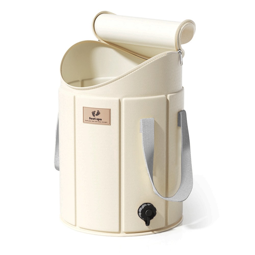 가정용 보온 종아리 족욕통 뚜껑있는 접이식 습식 발 족욕기 배수형 족욕바구니 19,700원