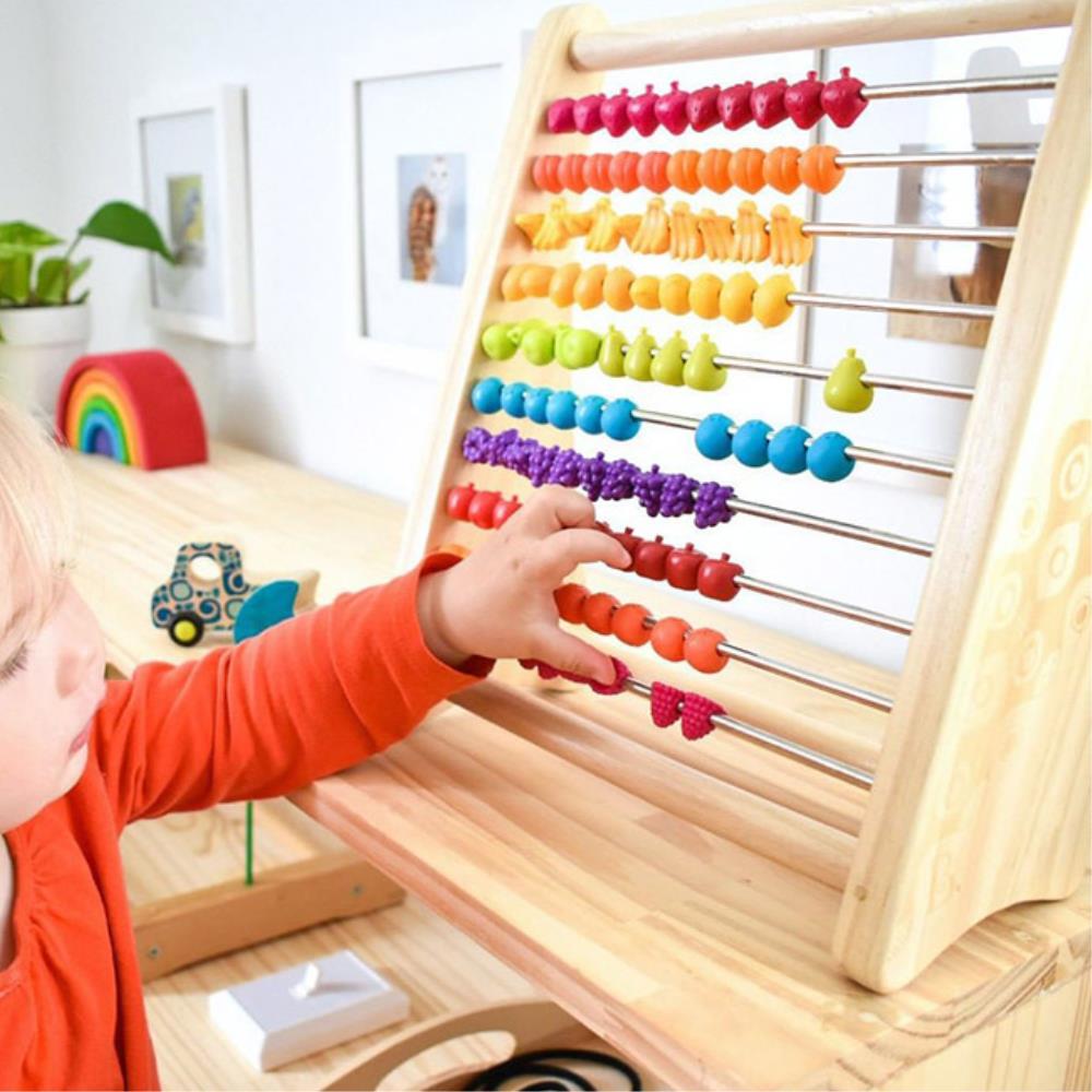 아기숫자놀이 과일수세기 소근육 원목교구 주판 숫자놀이교구 숫자놀이판 61,580원