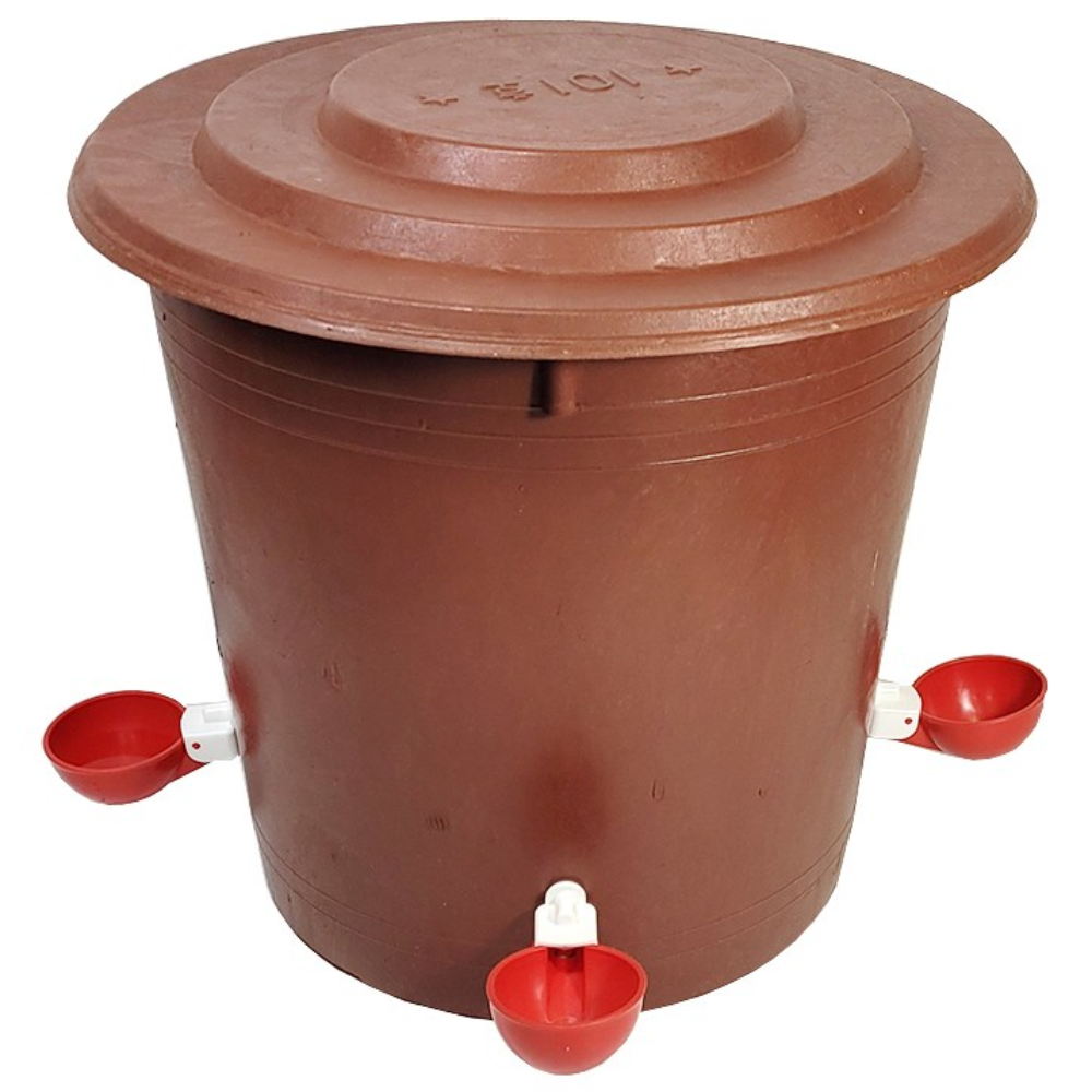 세이프24 닭모이통 닭사료통 닭물통 자동급수기 모음전, 컵니플급수기B형 35리터, 1개 32,000원