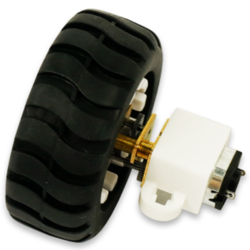 아두이노 N20 모터+바퀴+브라켓 세트 (기어비 100RPM) 10,000원