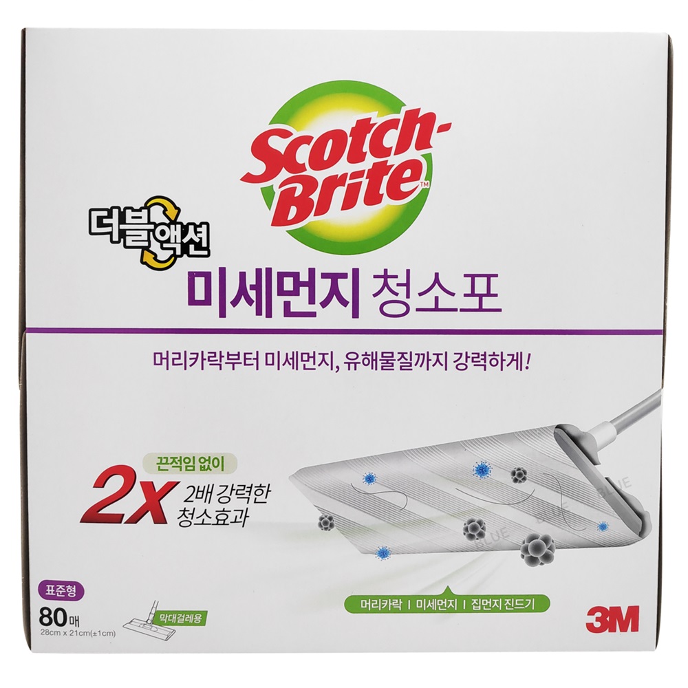 스카치브라이트 더블액션 미세먼지청소포 80매입 17,190원