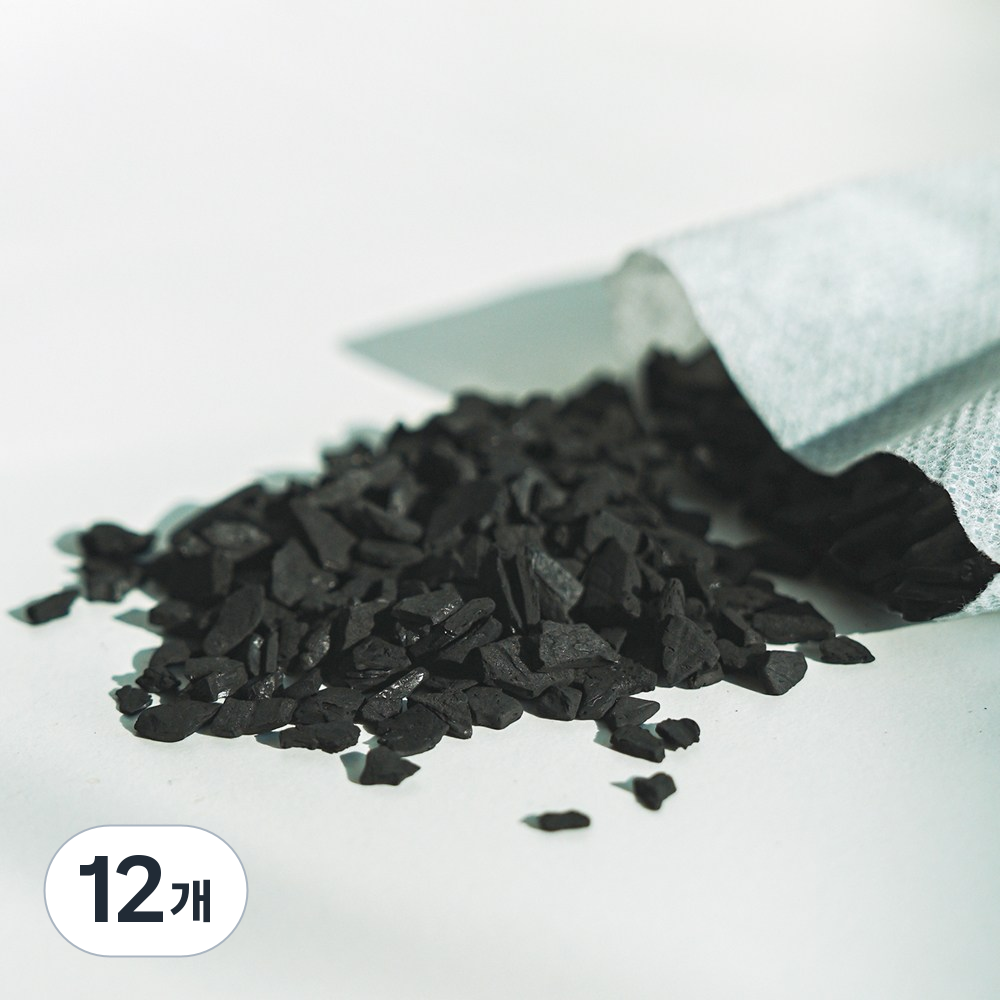 솔향 가득 냉장고 냉동실 탈취제 리필형 리얼 숯 야자활성탄 냄새제거, 12개, 60g 29,050원