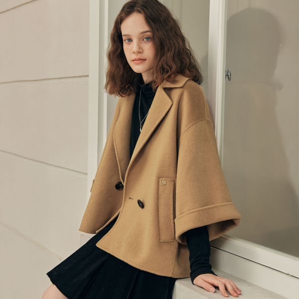 [제로스트릿] 핸드메이드 롤업 더블 코트 HANDMADE ROLL-UP DOUBLE COAT / CAMEL 142,500원