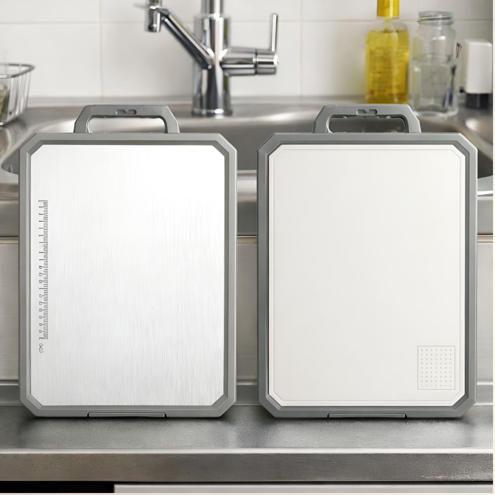 바른생활 양면 스테인리스 도마 316, 1개, 회색 19,500원