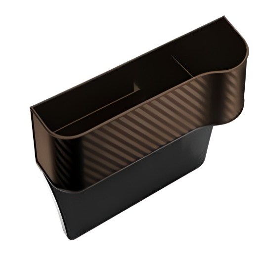 차량용 거치대 카본 사이드포켓 컵홀더 콘솔 틈새 수납 정리 (운전석1 + 조수석1) 세트, 카본사이드(브라운), 1세트 23,100원