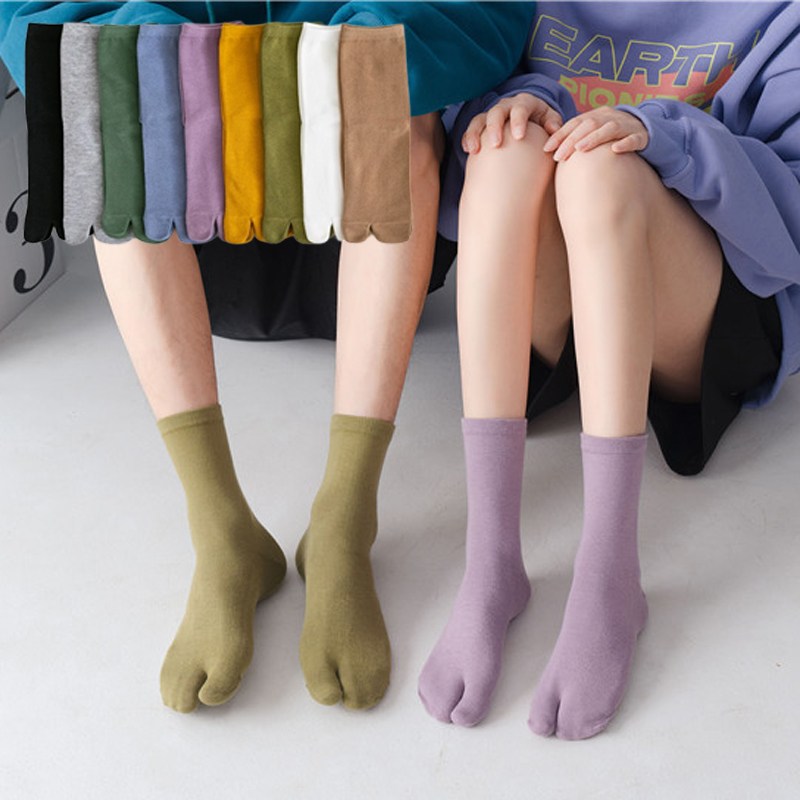 프리미엄 비비드 컬러 여자 족발 엄지 발가락 타비양말 4켤레세트 12,900원