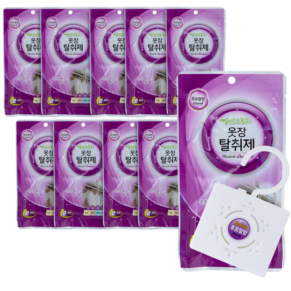 허브스토리 옷장 탈취제 후로랄향 본품 10,620원