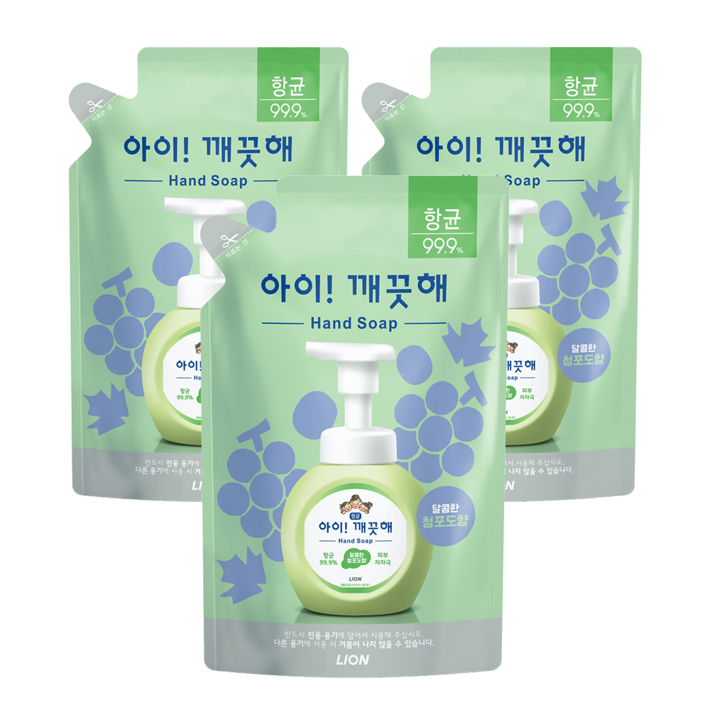 아이깨끗해 핸드워시 청포도향 리필용 9,090원