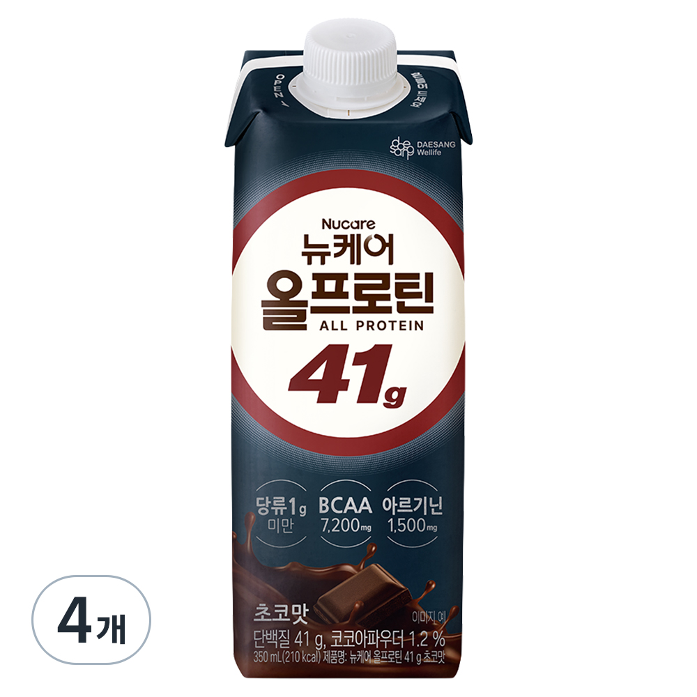 뉴케어 올프로틴 41g 초코맛, 350ml, 4개 16,550원