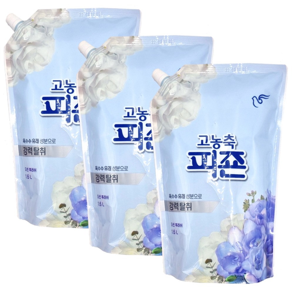 피죤 고농축 강력탈취 오리지널 섬유유연제 오션후레쉬 리필 13,600원