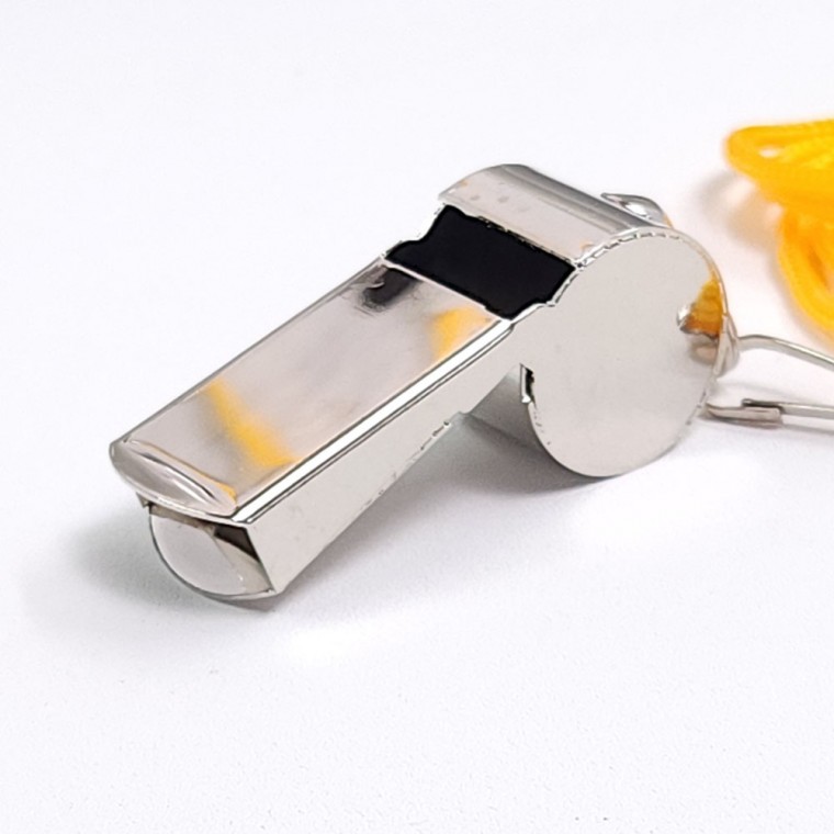 스테인리스 호루라기 축구 심판용 호각 휘슬 전용케이스 포함 1,480원