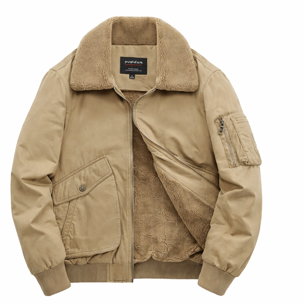 차쿠 남성 겨울 미군 항공점퍼 양털안감 두꺼운 캠핑 낚시 점퍼 44,800원